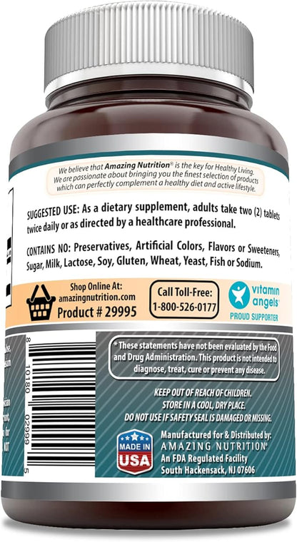 Amazing Formulas L Citrulline 2000mg Per Serving 120 Tablets Supplement | Amino Acid Supplement for Men & Women | Non-GMO | Gluten Free | Made in USA