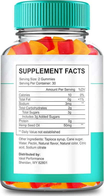 Activ Pure Hemp Gummies - ActivPure Supplement Hemp Gummies - Maximum Strength, All Natural Overall Health and Wellness Support, Activ Pure Health Gummy Reviews (2 Pack)