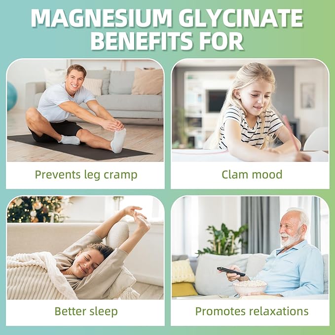 Magnesium Glycinate Gummies 400mg,Sugar Free Magnesium Gummies for Adults & Kids,High Absorption Magnesium Supplement for Muscle Relief (60 Count(Pack of 2), Mixed Fruit)