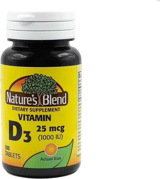 NAT B VIT D3 TB 1000IU 100 by Nature's Blend