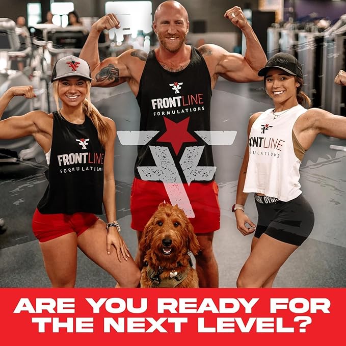 Frontline Fomulations CLA, Cortisol Suppressant, Stimulant Free, Enhances Energy and Metabolism, Increased Energy and Endurance, Train Harder, Recover Faster, Veteran Owned and Operated (90 Servings)