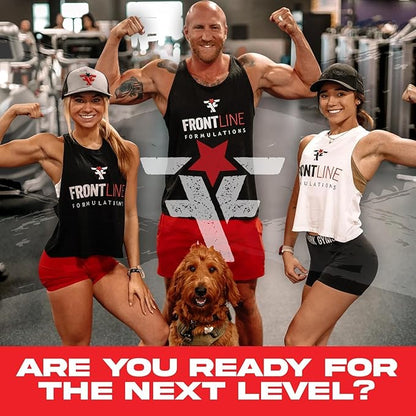 Frontline Fomulations CLA, Cortisol Suppressant, Stimulant Free, Enhances Energy and Metabolism, Increased Energy and Endurance, Train Harder, Recover Faster, Veteran Owned and Operated (90 Servings)