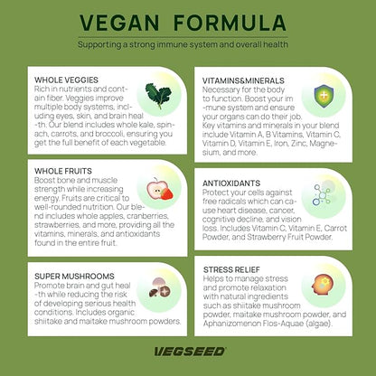 Immunity Greens Superfoods Powder,0 Sugar,21 Vitamins&Minerals,Green Apple,Powder,Immunity,Gut Health,Energy,Stress Relief,Skin,Nails,Hair,Improve Sleep,Overall Health,30SVG,100 Grams