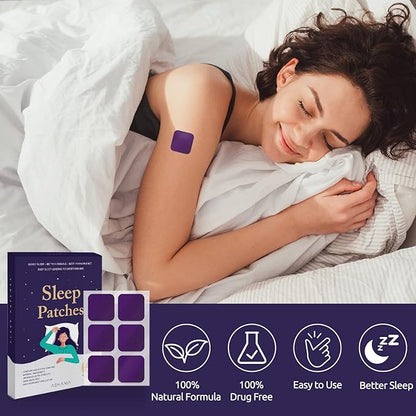 Sleep Patches, Sleep Patches for Adults, Upgraded Sleep Patches Set, Easy to Apply and Comfortable, Premium Ingredients, for Men and Women (42 Count (Pack of 1))