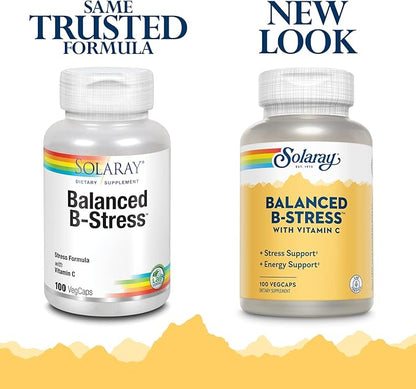 SOLARAY B-Stress Supplement | 100 Count