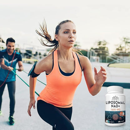 1600 mg Liposomal NAD Supplement, 98% Pure NAD+ Supplement, Superior Absorption, Alternative to Nicotinamide Riboside or NADH to Boost NAD+ for Aging Defense, Energy, Longevity, 480 Softgels