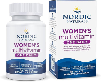 Nordic Naturals Multivitamins Family Bundle - Women's Multivitamin One Daily, Men's Multivitamin One Daily and Zero Sugar Kids Multivitamin Gummies