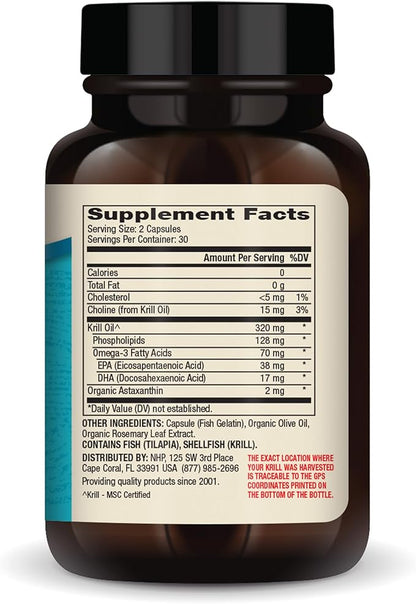 Dr. Mercola Kids Krill Oil Capsules, 60 Count