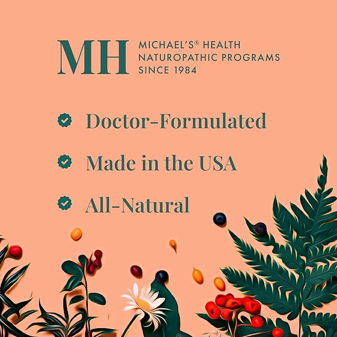 MICHAEL'S Health Naturopathic Programs Kidney Factors - 60 Vegetarian Tablets - Nutrients for Kidney Function - Gluten Free, Kosher - 20 Servings