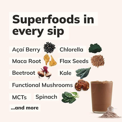 Ka’Chava All-In-One Nutrition Shake Blend, 5 Flavor Sample Pack, 5 Servings, 85+ Superfoods & Nutrients, Meal Replacement, Greens Plant-Based Superfood Powder Protein Drink, Digestive Enzymes & Probiotics, Vegan Dairy Gluten Free