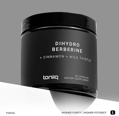Dihydroberberine Supplement - Ultra High Potency 1,000mg Formula with GlucoVantage, 10:1 Ceylon Cinnamon & 50:1 Milk Thistle - Third-Party Lab Tested