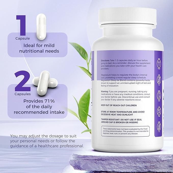 Magnesium Complex Supplement 300mg 90 Capsules and Womens Multivitamins 23 Essential Nutrients 60 Tablets