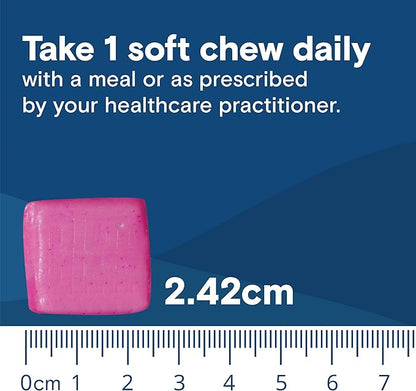 Bariatric Fusion Bariatric Calcium Chews | Calcium Citrate with Vitamin D3 Calcium Supplement Bariatric Vitamin | Sugar Free Calcium Citrate Chewable | Calcium Citrate 500mg | Strawberry | 60 Count