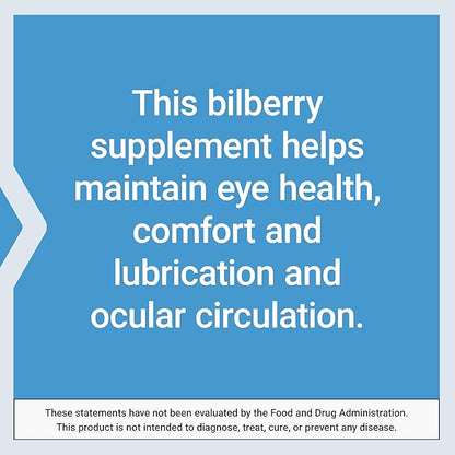 Life Extension Standardized European Bilberry Extract, 100 mg, MirtoSelect® Vaccinium myrtillus, Eye Health, Circulation, Lubrication, Gluten-Free, Non-GMO, Vegetarian, 90 Capsules