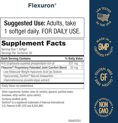 Purity Products Bundle - Flexuron Joint Formula + EverStrong Tablets - Flexuron - Krill Oil, Hyaluronic Acid + Astaxanthin - EverStrong- Muscle Matrix Blend w/Creatine, Coffee Fruit Extract + More