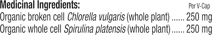 Organic Aqua Greens V Caps, 180 Count