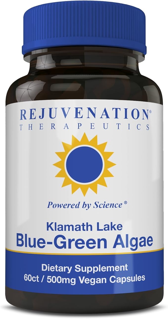 Klamath Blue-Green Algae | More Powerful Than Spirulina Or Chlorella | Grown from The Clean Pure Source of Klamath Lake (60 Vegan Capsules)