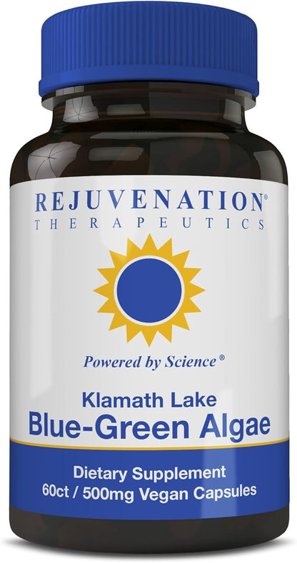 Klamath Blue-Green Algae | More Powerful Than Spirulina Or Chlorella | Grown from The Clean Pure Source of Klamath Lake (60 Vegan Capsules)