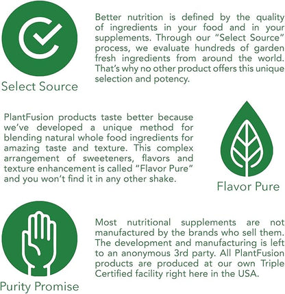 PlantFusion Vegan Collagen Powder - Plant Based Collagen Protein Powder For Muscle & Joints, Hair, Skin & Nails - Keto, Gluten Free, Soy Free, Non-Dairy, No Sugar, Non-GMO - Unflavored 10.58 oz
