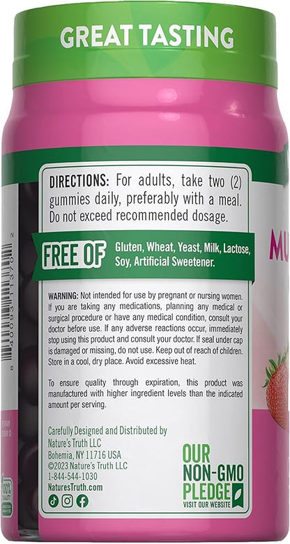 Nature's Truth Womens Multivitamin Gummies Plus Collagen & Biotin | 70 Count | Non-GMO & Gluten Free Supplement