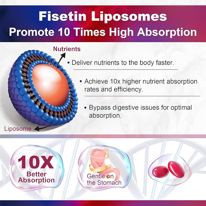 Fisetin Supplement + Vegan Omega-3 Algae Oil