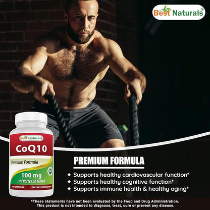 Best Naturals Red Yeast Rice 1200 Mg & COQ10 100 mg