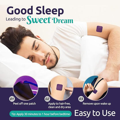 Sleep Patches, Sleep Patches for Adults, Upgraded Sleep Patches Set, Easy to Apply and Comfortable, Premium Ingredients, for Men and Women (42 Count (Pack of 1))