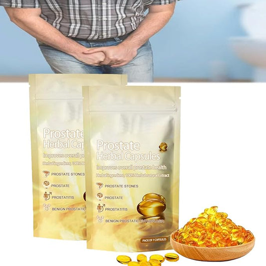 FemiPure Natural Prostate Herbal Capsules, 7pcs/Bag Femipure Prostate Natural Herbal Capsules, Prostate Natural Herbal Capsules (2pcs)