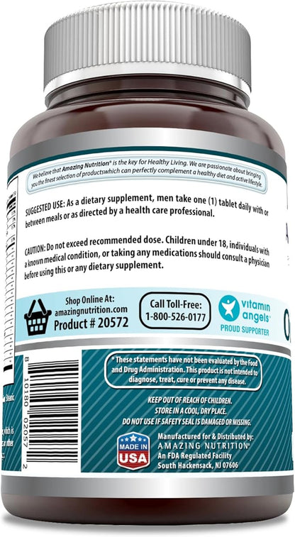 Amazing Formulas Men's One Multiple 150 Tablets | Multivitamin Supplement for Men | Perfect Blend of Vitamins, Minerals, 25 Million CFU Probiotics & More | Made in USA