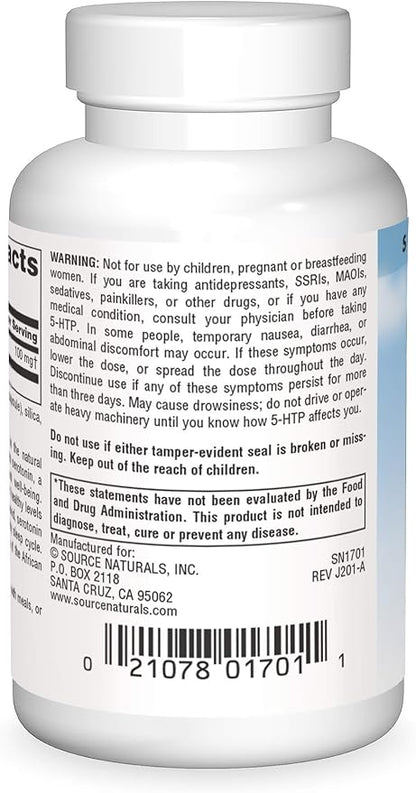 Source Naturals Serene Science 5-HTP 50 mg - 60 Capsules