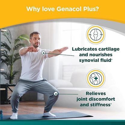 Genacol Glucosamine and Collagen Joint Supplement Glucosamina Colageno | Lubricates, Protects and Maintains Heathy Joints | Relieves Joint Discomfort Plus 180 Capsules