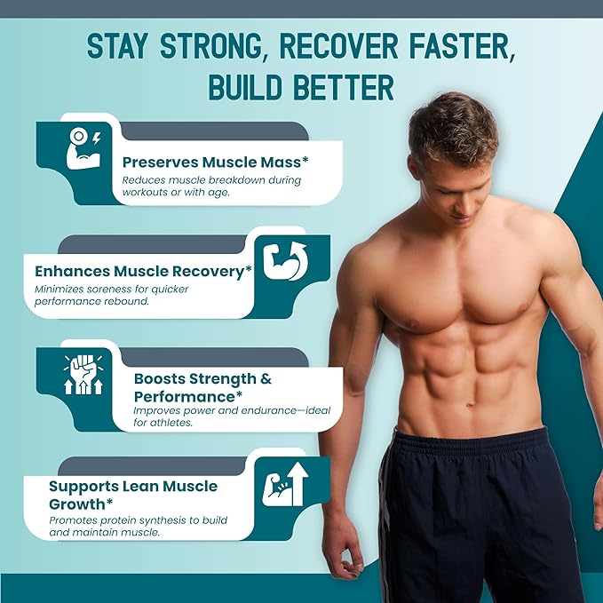 Liposomal HMB with Vitamin D3, K2 & Zinc – Advanced Formula – Supports Muscle Mass, Joint Wellness & Recovery* – 180 Capsules (Pack of 1) – No Gluten or GMOs – Made in The USA