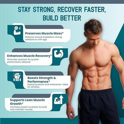 Liposomal HMB with Vitamin D3, K2 & Zinc – Advanced Formula – Supports Muscle Mass, Joint Wellness & Recovery* – 180 Capsules (Pack of 1) – No Gluten or GMOs – Made in The USA