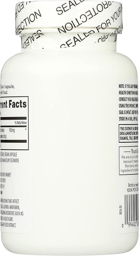 Whole Foods Market, Grape Seed Extract, 120 ct