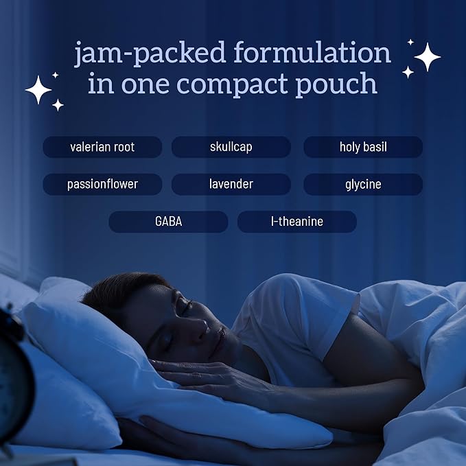 Organifi Sleep - Sleep Support with Valerian Root, Lavender, GABA and L-theanine - No Melatonin - Calming and Relaxing Nighttime Drink - No Gluten, Dairy or Soy