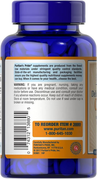 Puritan's Pride Chewable Vitamin C-500 mg with Rose HIPS