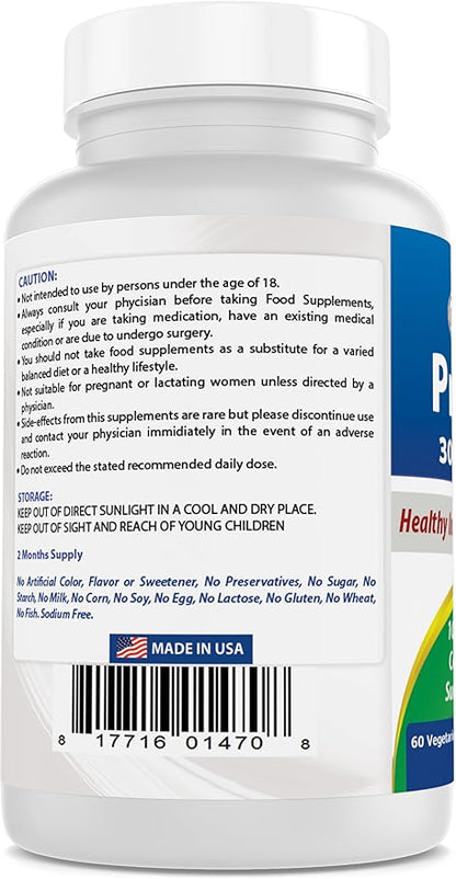 Best Naturals Probiotic 10 Strains & 30 Billion CFU Intestinal Flora, 60 Veggie Capsules (60 Count (Pack of 2))