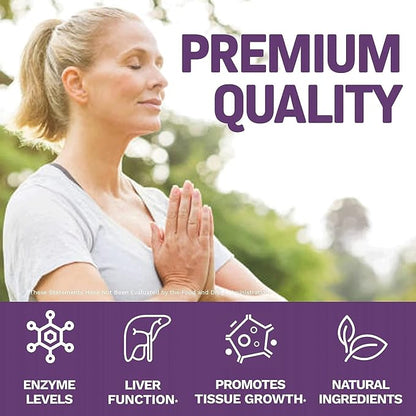 Herbtonics Multi Collagen Gummies Type 1,2,3,5 & 10 with Biotin for Hair Growth, Skin, Nails - Liver Cleanse Detox & Repair Formula with Milk Thistle - Artichoke and 24 Herbs Liver Health Support