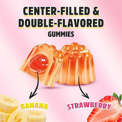 Double-Flavor Magnesium Glycinate Gummies 400MG, Sugar Free Magnesium Supplement Calm Sleep for Women Kids Adults with Vitamin D3, B6 and Calcium, Gluten Free & Vegan Friendly, 60 Count