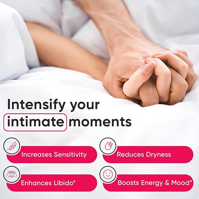Female Libido Booster for Women - Drive, Energy and Intimacy Enhancement Pills - All-Natural Libido Enhancer with Maca Root, Ashwagandha Extracts - 60 ct