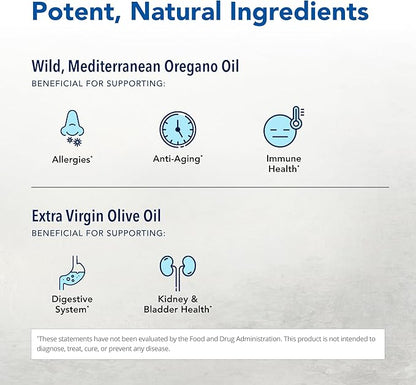 NORTH AMERICAN HERB & SPICE Super Strength Oreganol - 1 fl. oz. - Unprocessed, Wild, Organic Oregano Oil - Mediterranean Source P73 - Non-GMO - 432 Servings