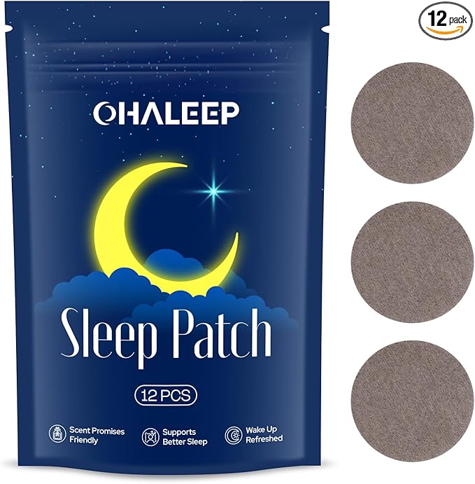 Sleep Patch Portable and Comfortable, Sleep Patches for Adults Extra Strength Wake Up Refreshed, 12 Patches
