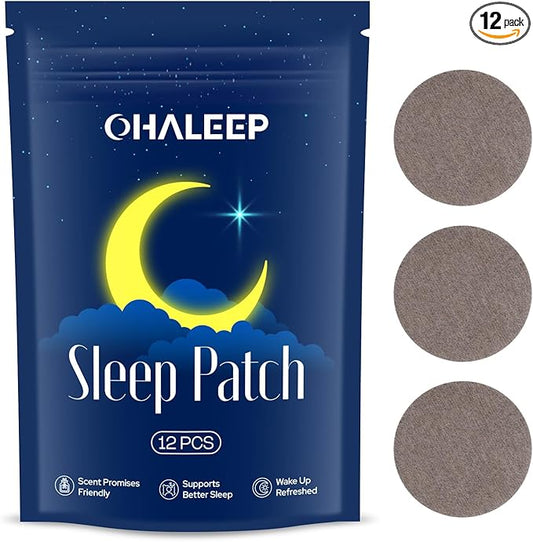 Sleep Patch Portable and Comfortable, Sleep Patches for Adults Extra Strength Wake Up Refreshed, 12 Patches