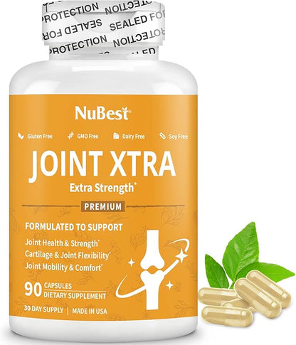 NuBest Joint Xtra - Joint Support Supplement - Joint Health Formula with Triple Joint Strength - Glucosamine, Chondroitin, Turmeric, MSM & Boswellia for Joint Health & Cartilage Health (Pack 2)