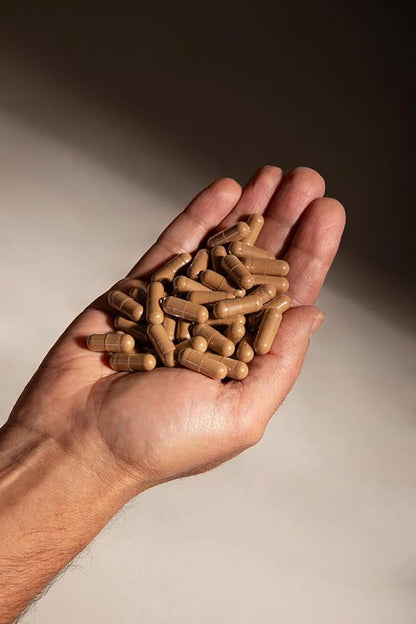 Naturealm Sacred 7 Organic Mushroom Extract Capsules - Premium 7 Mushroom Complex with Lions Mane, Reishi, Chaga - USDA Organic Immune Support & Focus - 180 Vegetarian Capsules