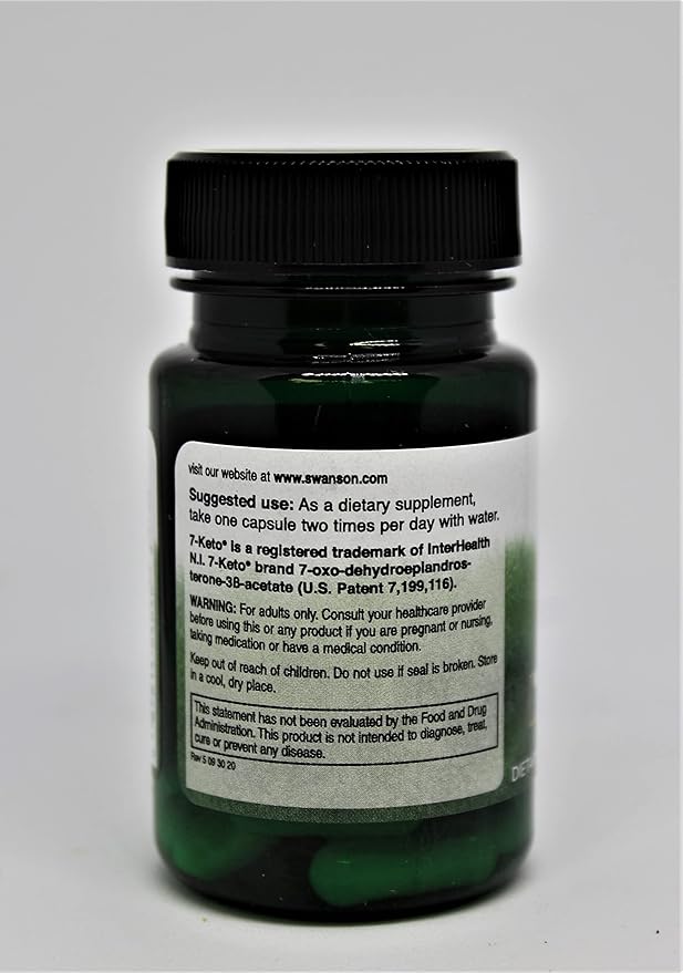 Swanson Diet 7-Keto DHEA 100 MG 30 CAPS
