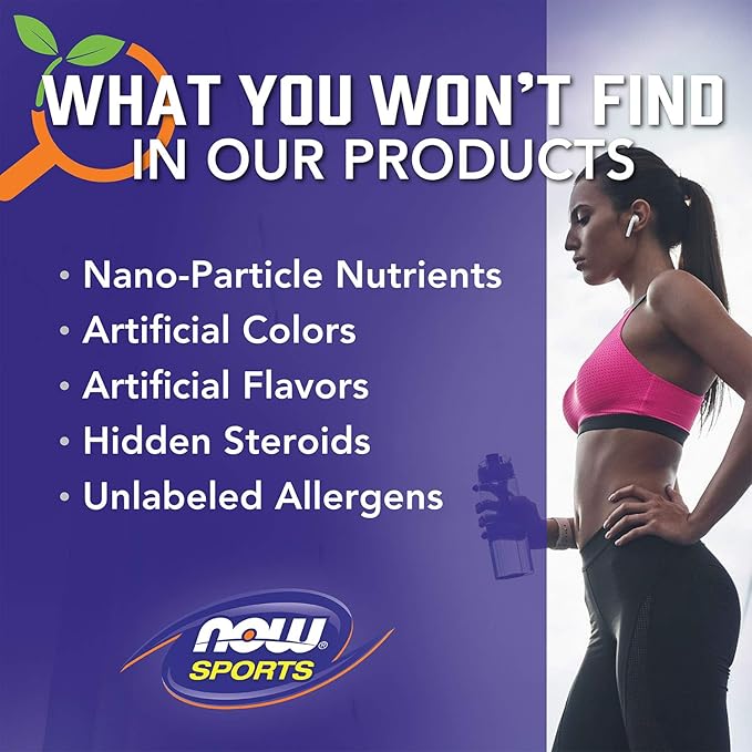 NOW Foods Sports Nutrition, Beta-Alanine Pure Powder 2,000 mg, Muscular Endurance*, 500 Grams