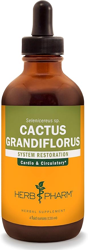 Herb Pharm Cactus Grandiflorus Liquid Extract for Cardiovascular Circulatory Support - 4 Ounce