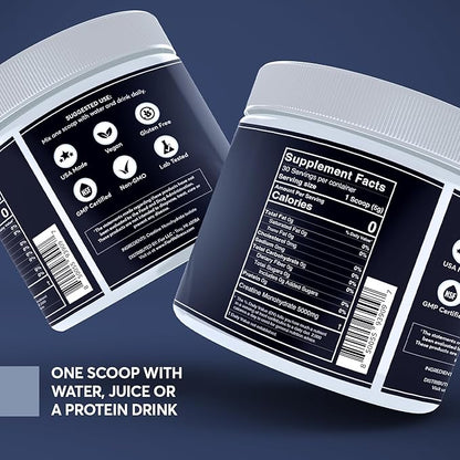 FIOR Pure Creatine Monohydrate Powder - Micronized Creatine for Men & Women, Pure Non-GMO, Vegan & Gluten Free Creatine Powder, 5 Grams per Serving, 60 Servings