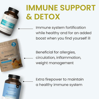 Z-Stack | 60 Capsules | Immune Support Formula with Vitamin C, Vitamin D3, Zinc, and Quercetin | Non-GMO, Gluten-Free | Supports Immune System Health, The Wellness Company